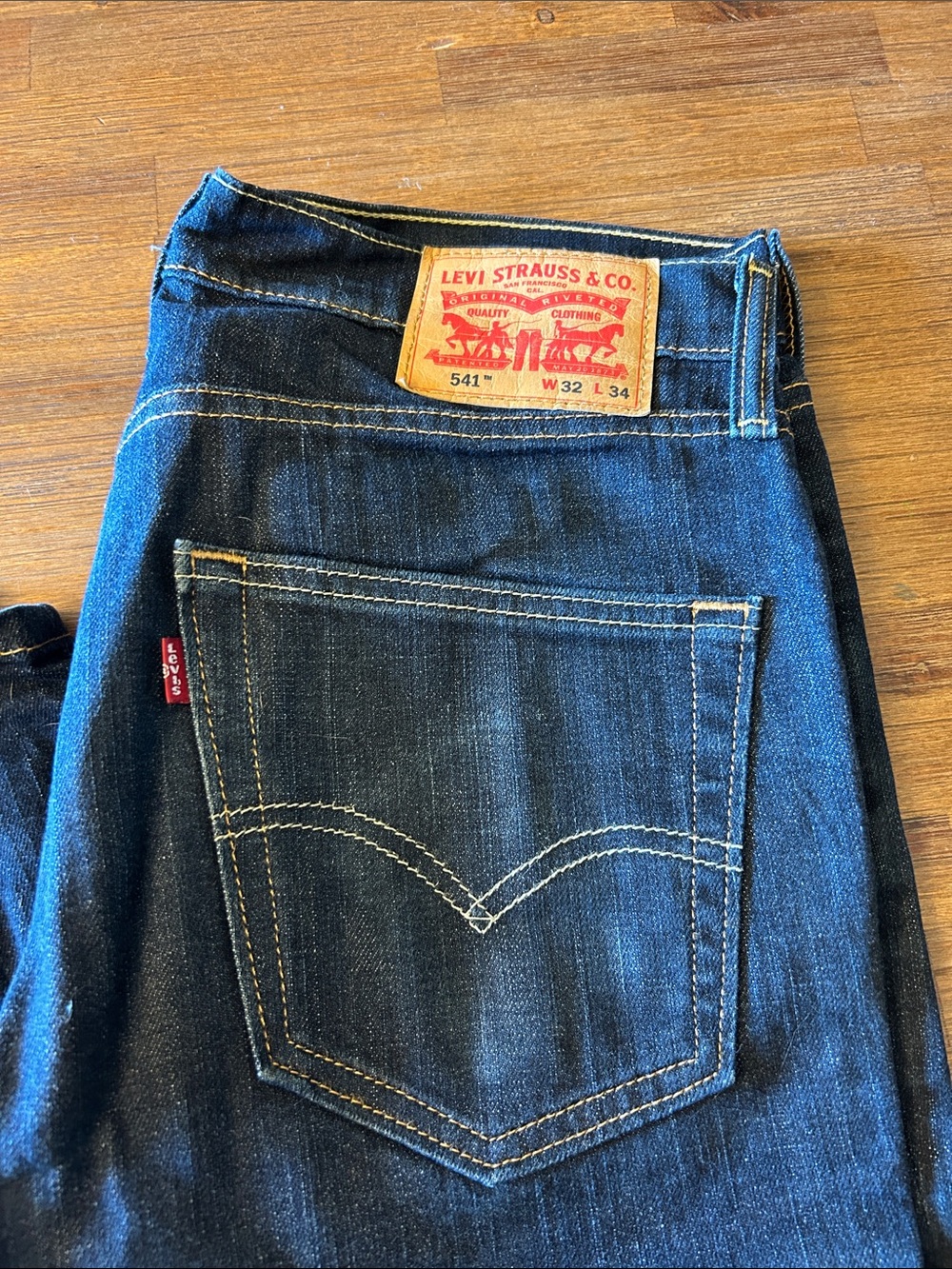 Levi's Dark Blue Relaxed Fit 541 Men's Jeans